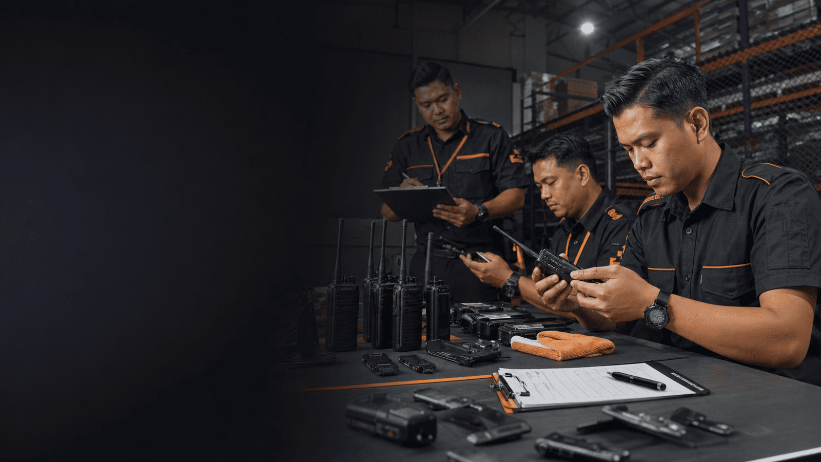 Walkie talkie maintenance checklist hero image for Malaysia site radio inspection