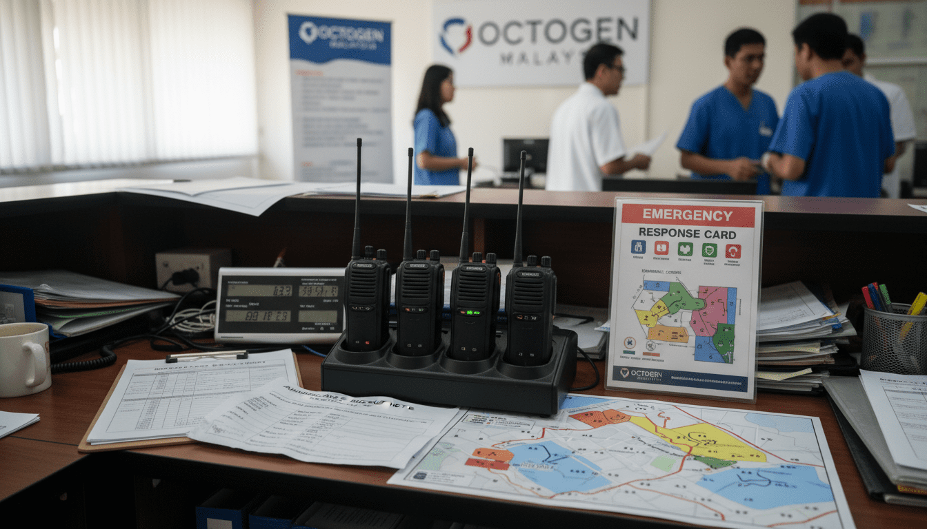 Clinic Operations radio channel plan and charging station for Malaysian operations