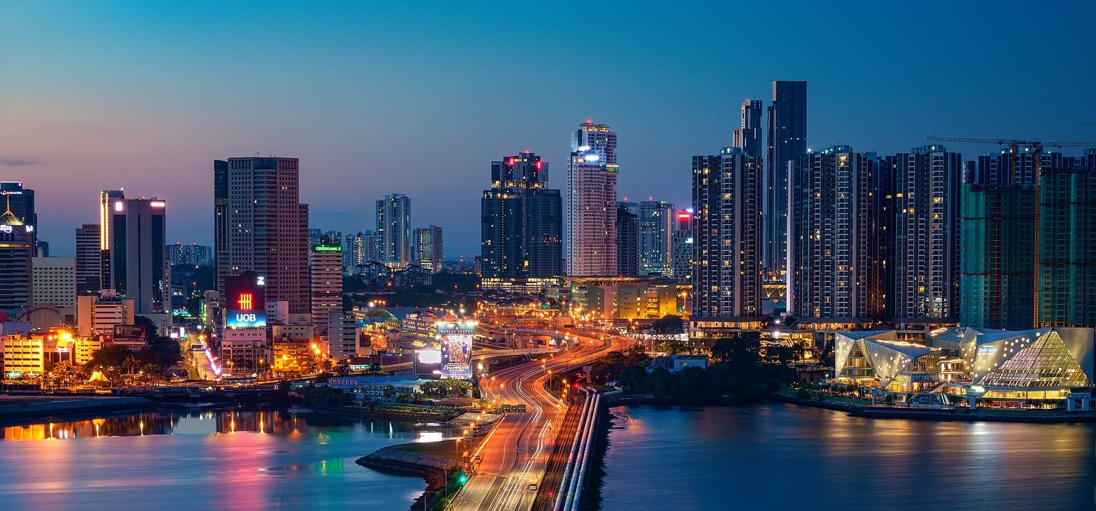 Johor Bahru Support Route city reference photo