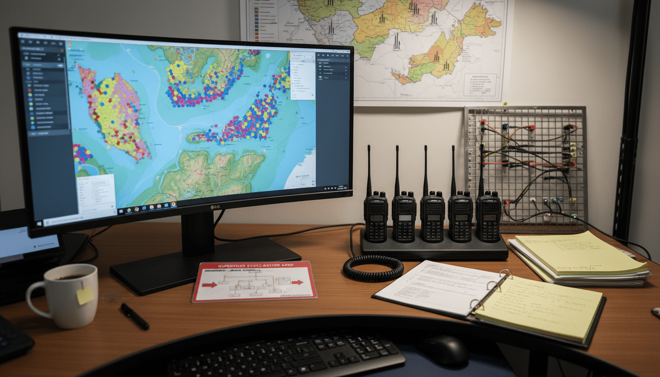 Digital Radio Upgrade radio channel plan and charging station for Malaysian operations