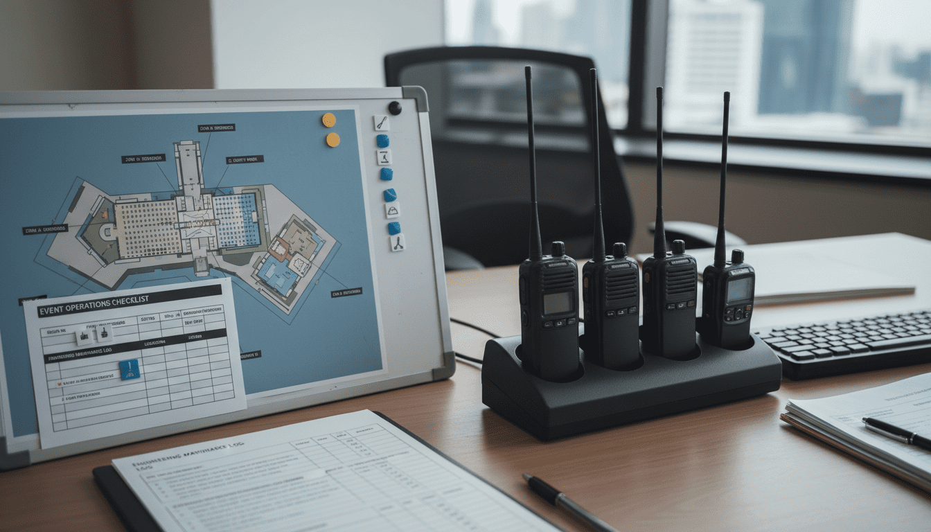 Hotel Operations radio channel plan and charging station for Malaysian operations