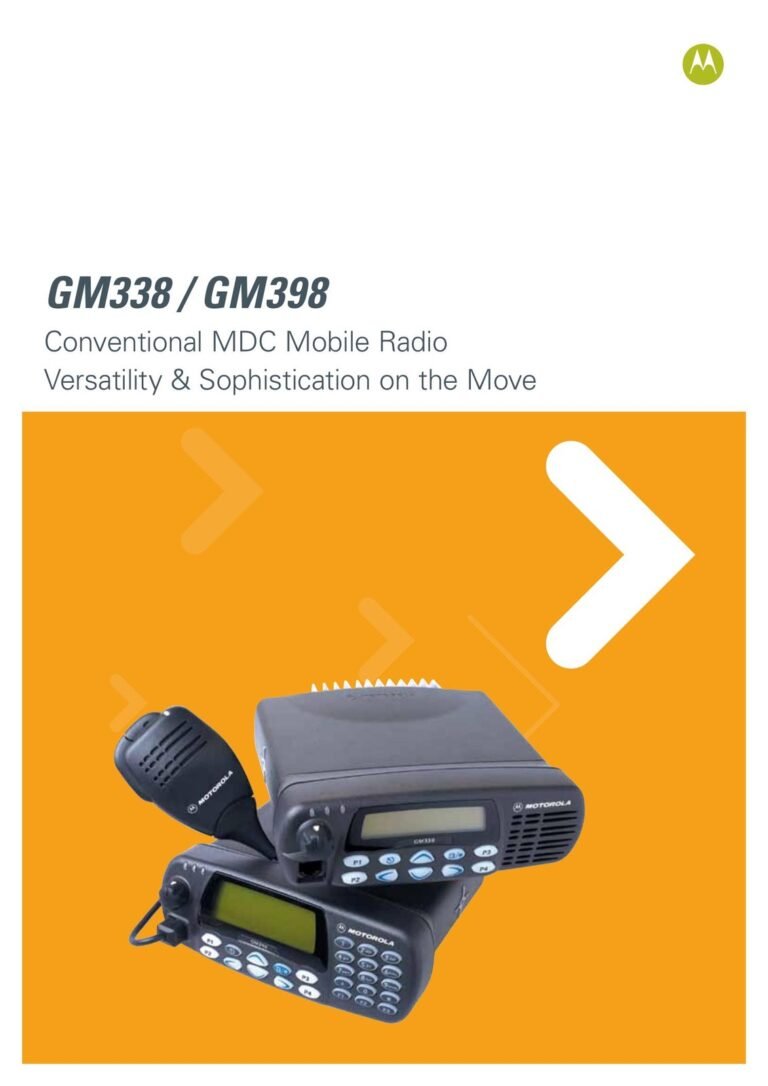 Motorola GM338 Walkie Talkie