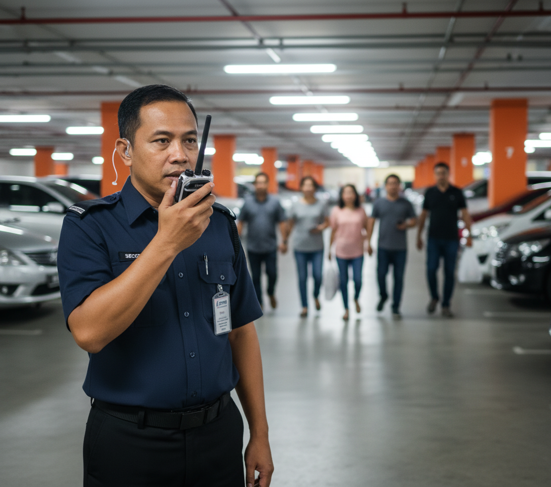 Security and patrol walkie talkie use case in Penang