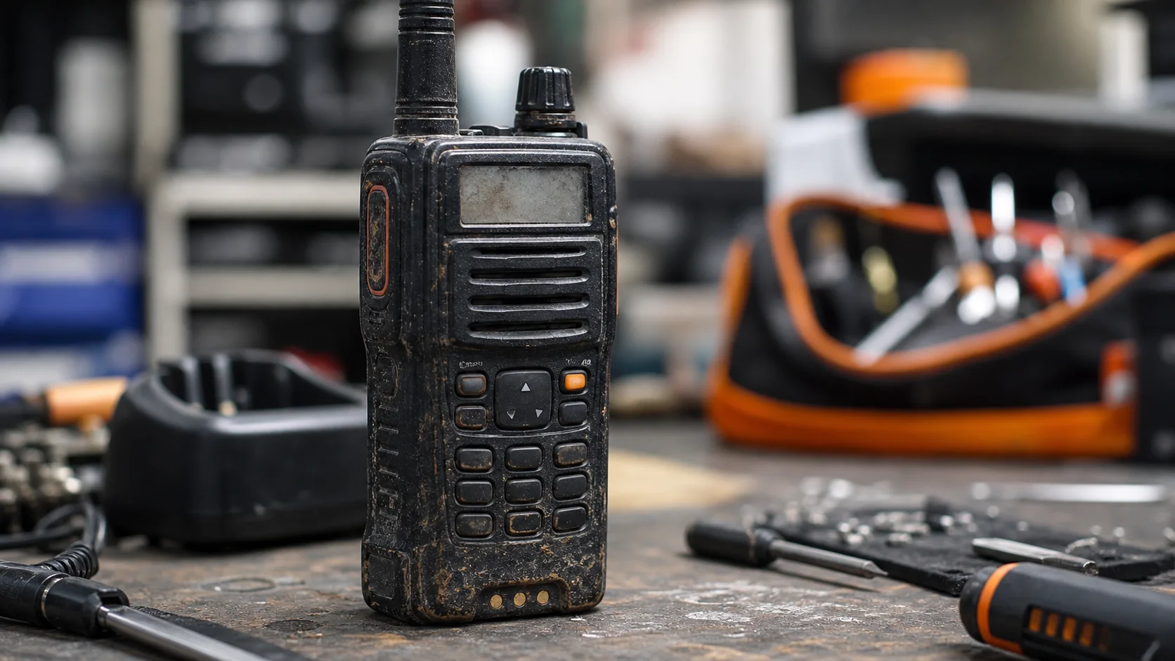 Reconditioning and refurbishing a two-way radio casing and keypad