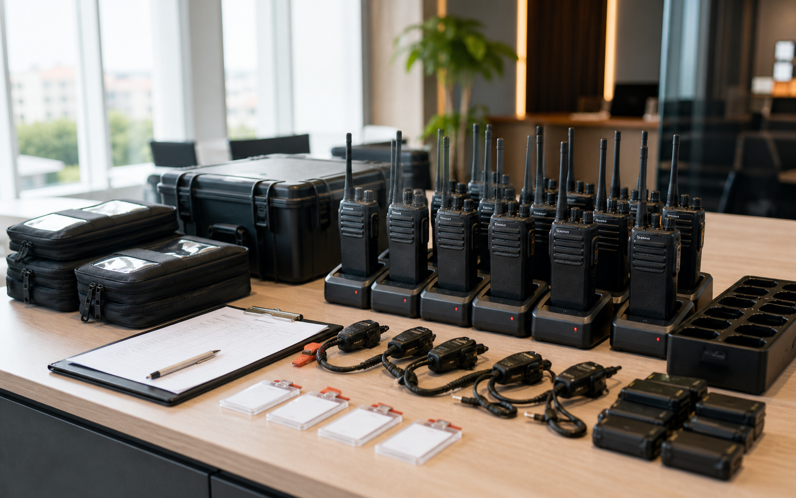 Octogen walkie talkie rental fleet prepared for Malaysian teams