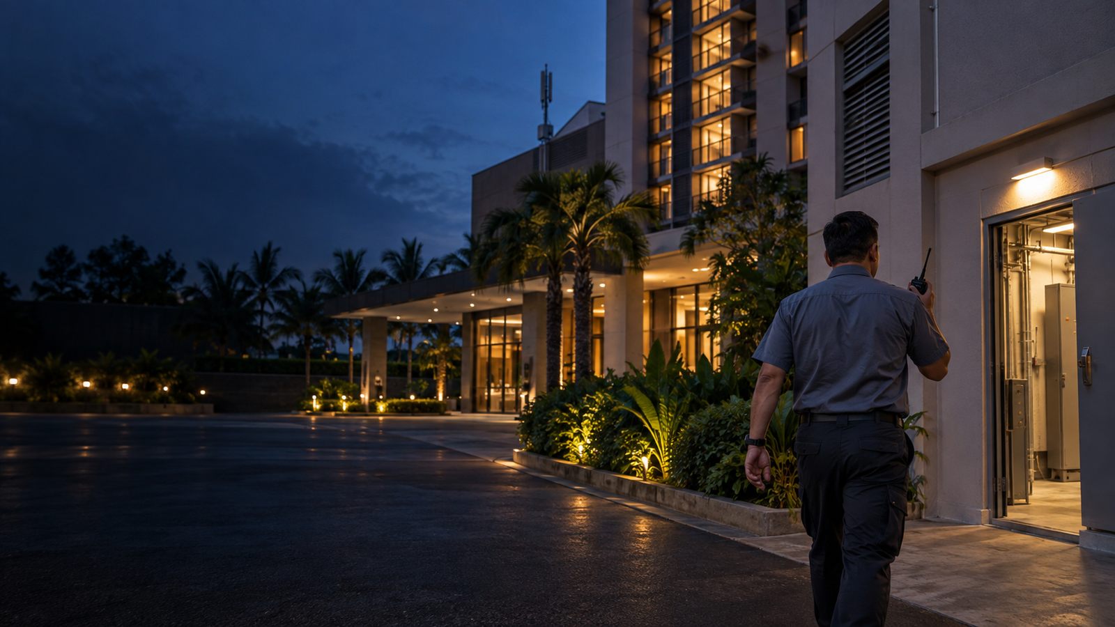 Hotel communications team and DMR repeater system for an Octogen invoice-backed case study