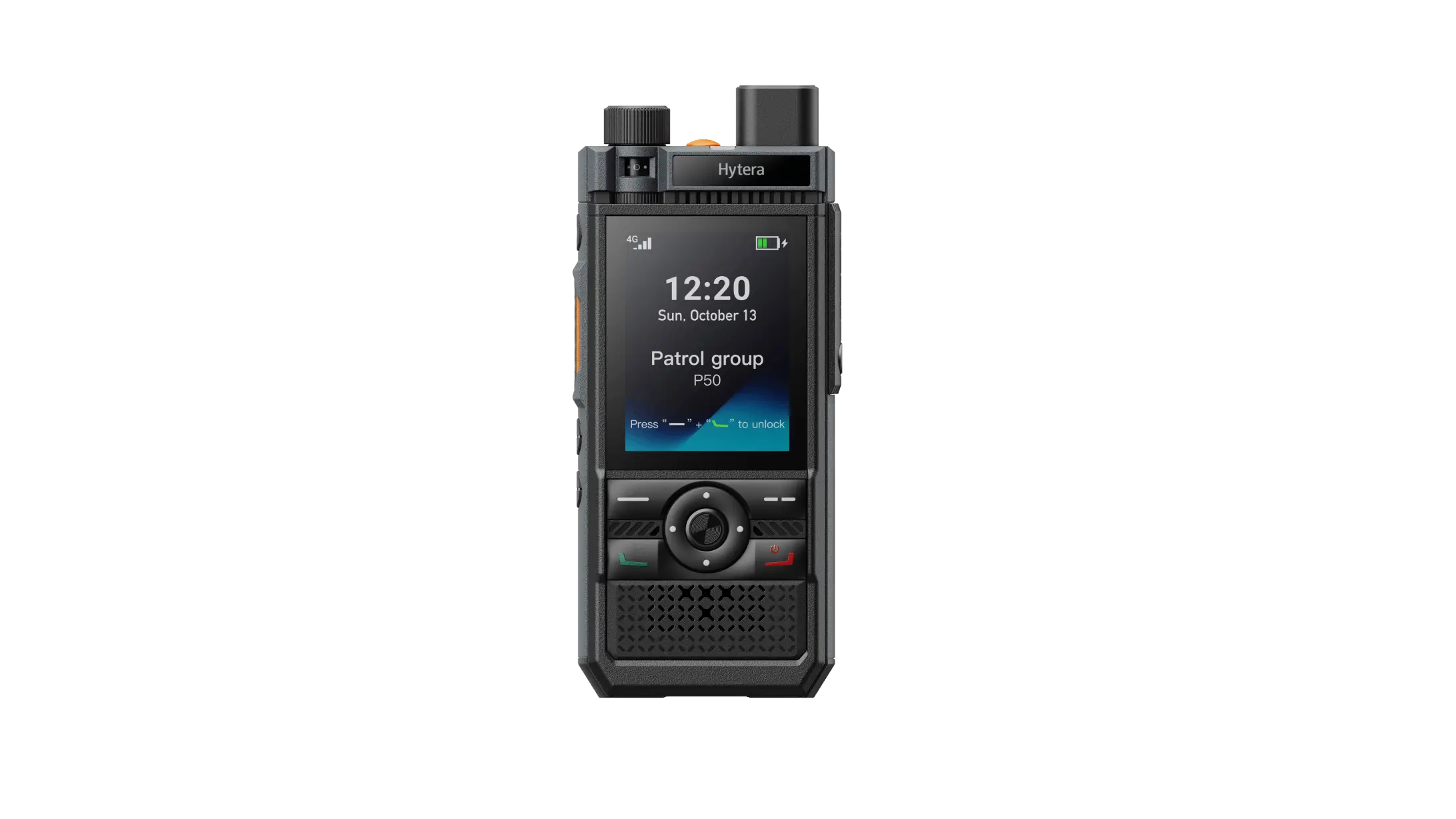 Hytera P50 PoC radio — manufacturer P50 front view