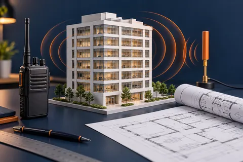 Concept illustration for Plan radio coverage and system design